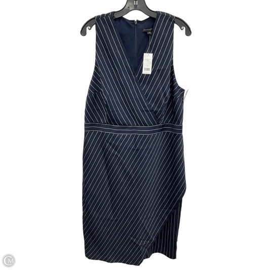 Dress Casual Midi By Banana Republic In Blue, Size: Xl