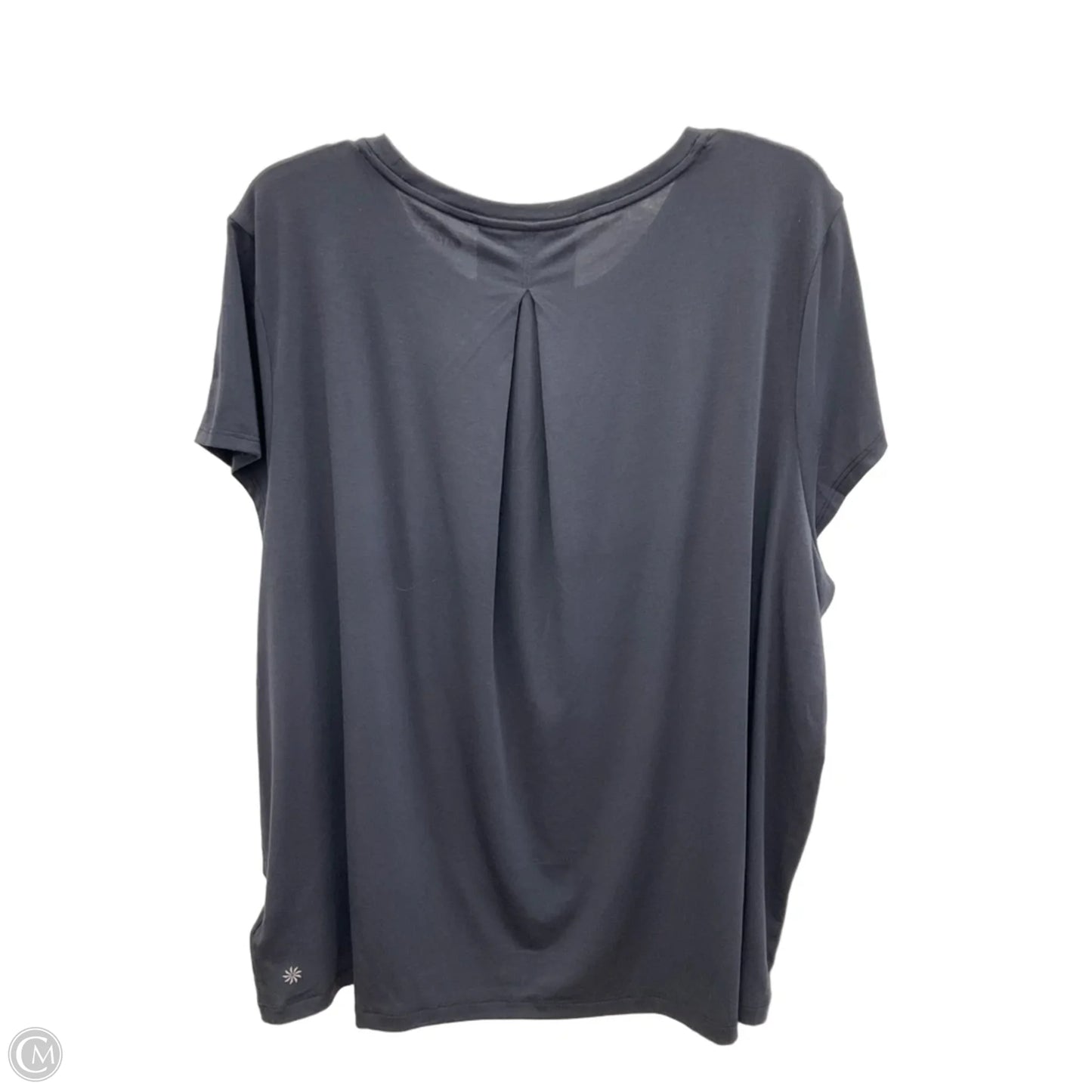 Athletic Top Short Sleeve By Athleta In Blue, Size: Xl