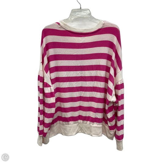 Top Long Sleeve By Sonoma In Pink, Size: Xxl