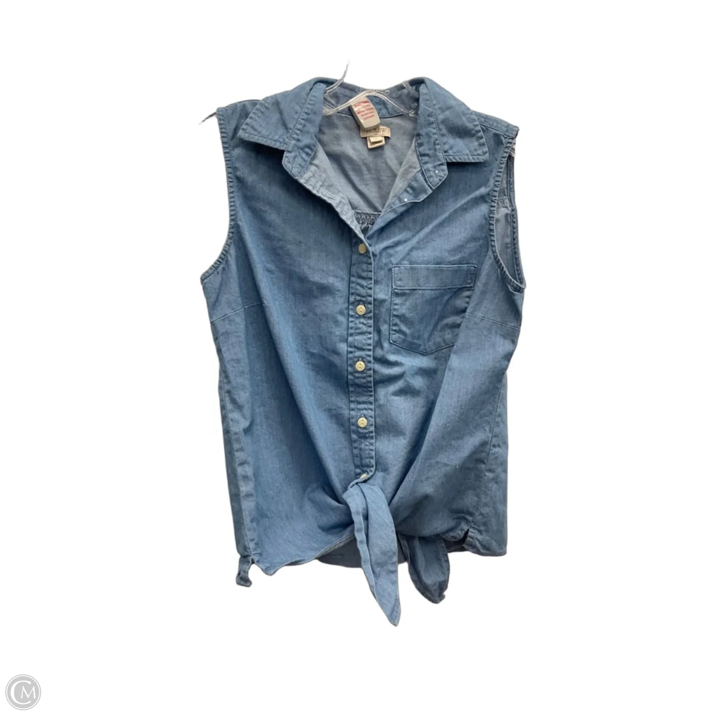 Top Sleeveless By J. Crew In Blue, Size: S