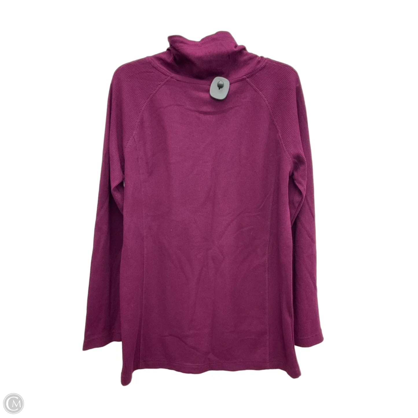 Top Long Sleeve By St Johns Bay In Purple, Size: L