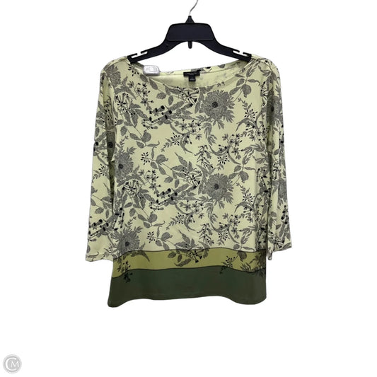 Top Long Sleeve By Ann Taylor In Green, Size: M