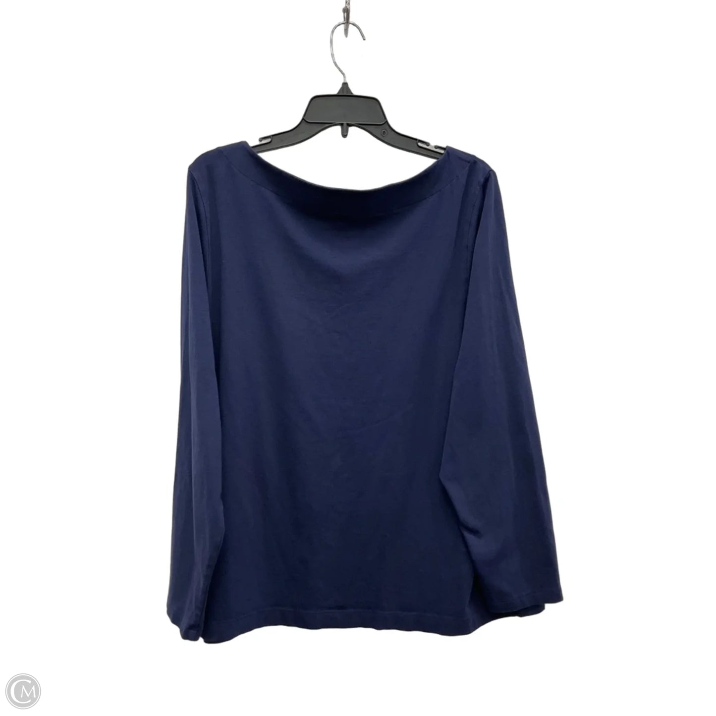 Top Short Sleeve By Soft Surroundings In Blue, Size: 2x