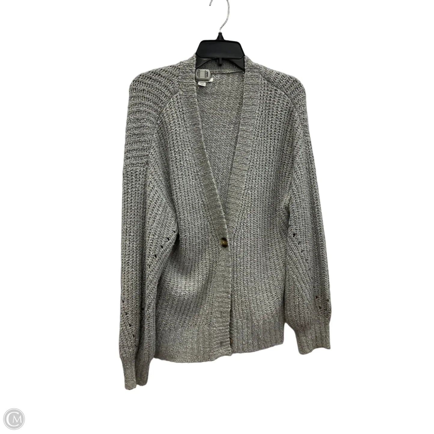 Cardigan By American Eagle In Grey, Size: M