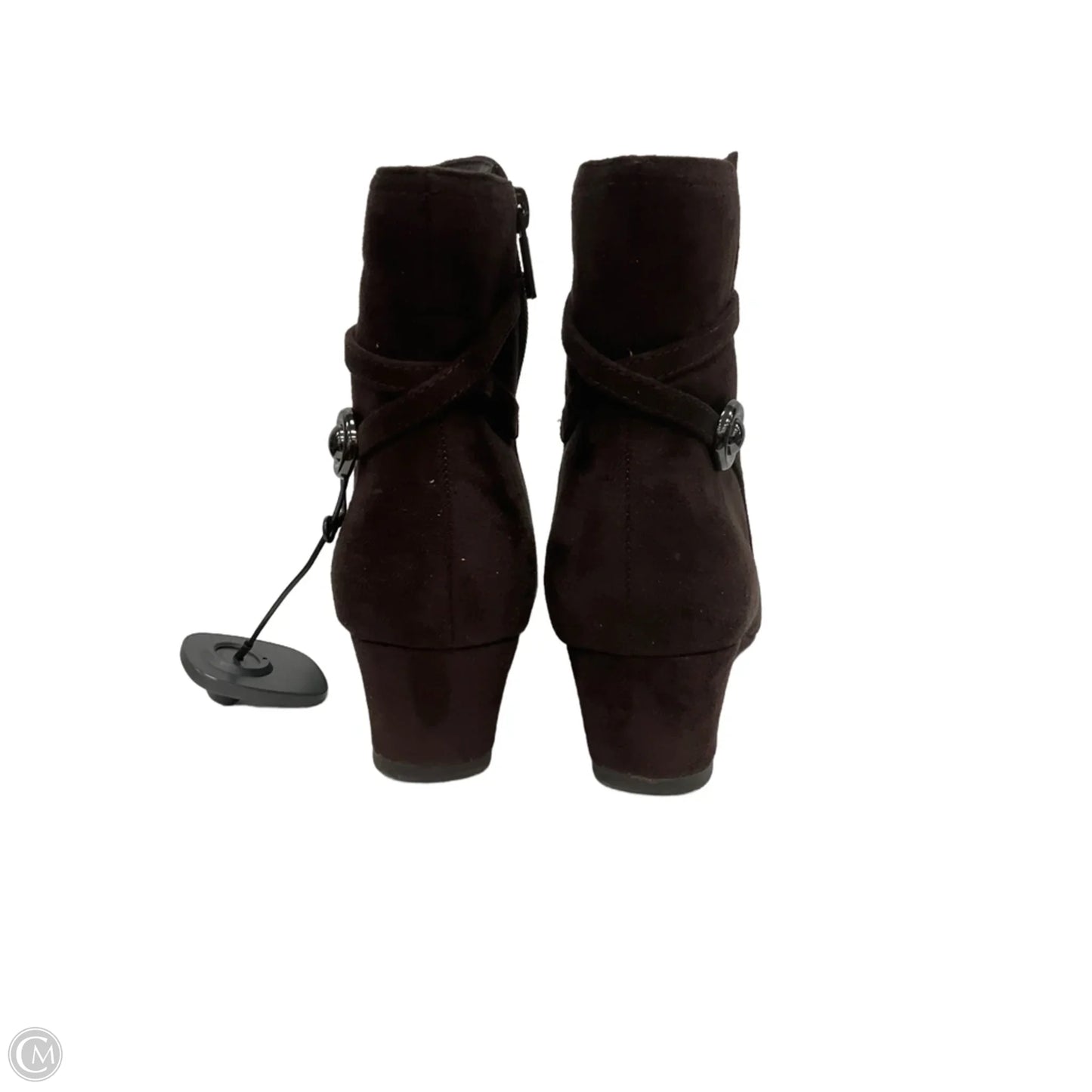 Boots Ankle Flats By Impo In Brown, Size: 8