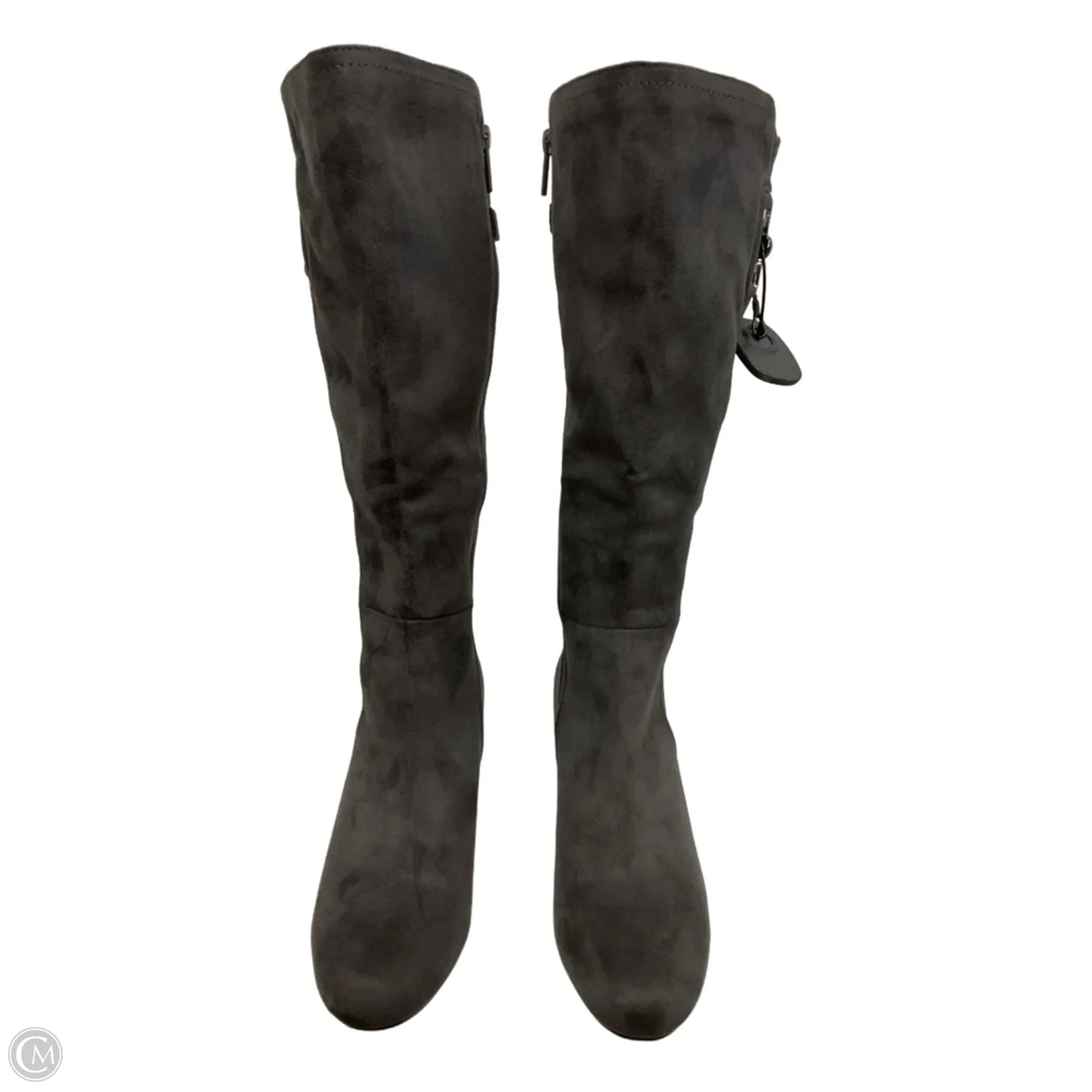 Boots Knee Flats By Impo In Grey, Size: 8