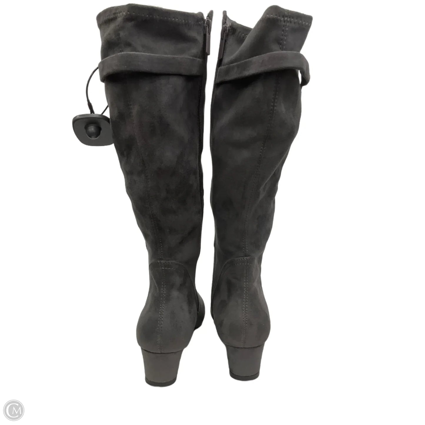 Boots Knee Flats By Impo In Grey, Size: 8