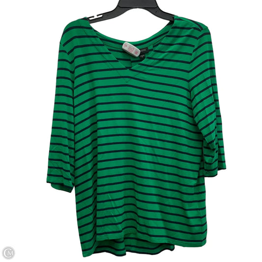 Tunic Long Sleeve By J. Jill In Green, Size: M