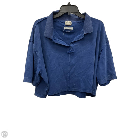 Top Short Sleeve By We The Free In Blue, Size: M