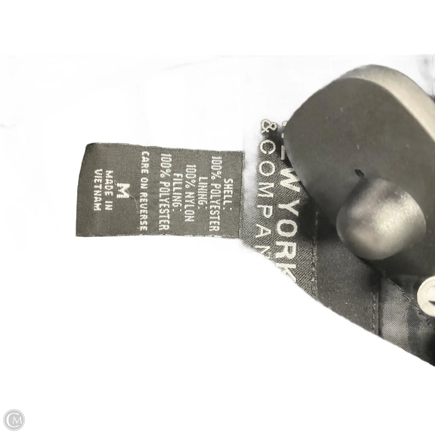 Coat Trench Coat By New York And Co In Black, Size: M