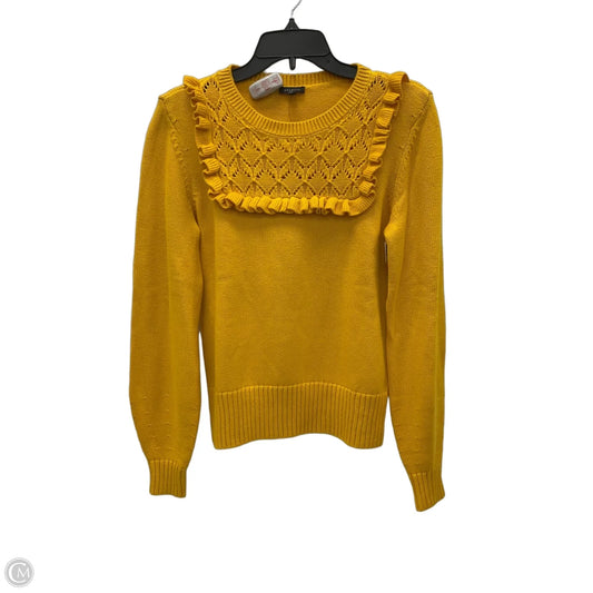 Sweater By Talbots In Yellow, Size: Xs