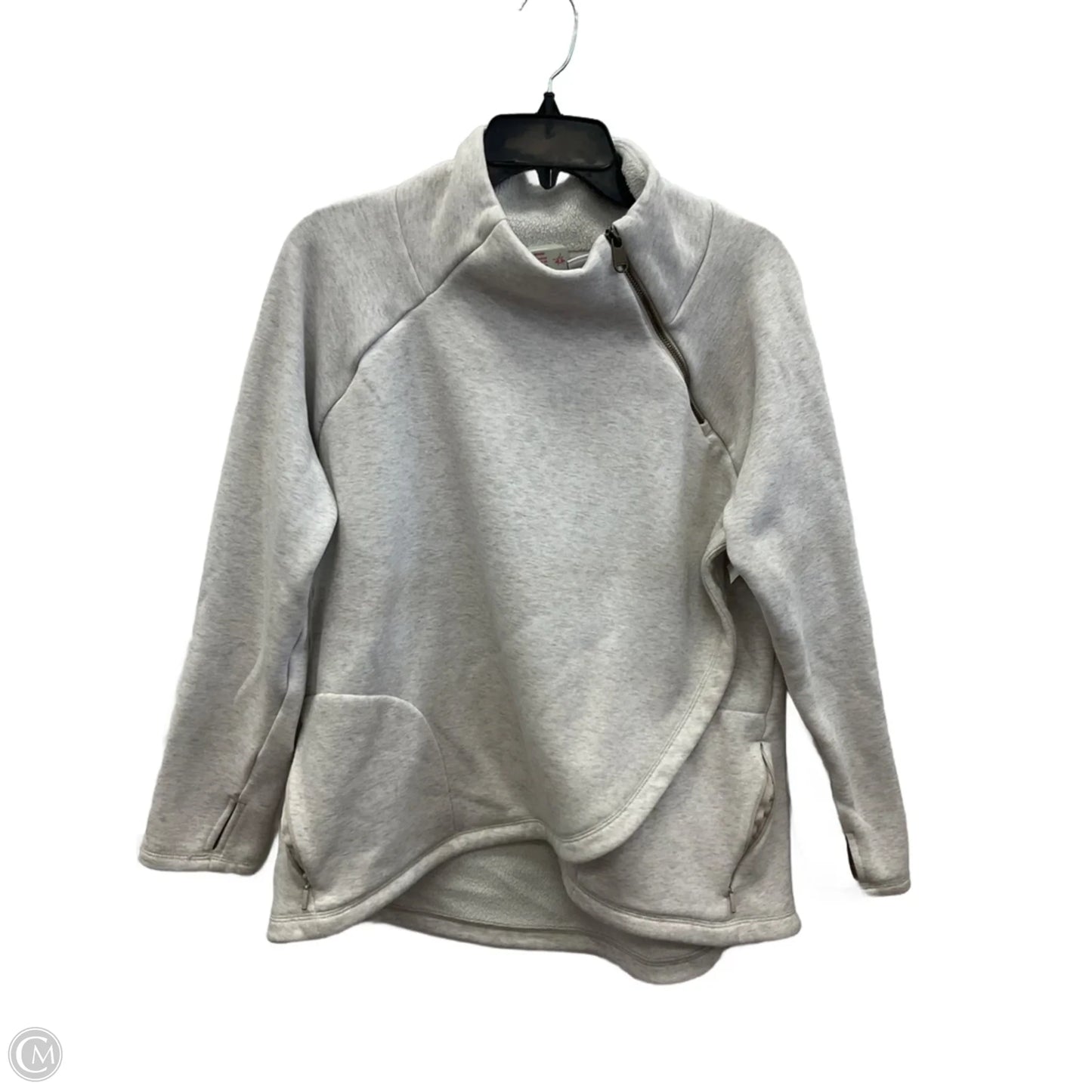 Athletic Jacket By Athleta In Grey, Size: L