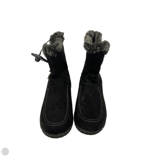 Boots Ankle Flats By Cme In Black, Size: 7.5