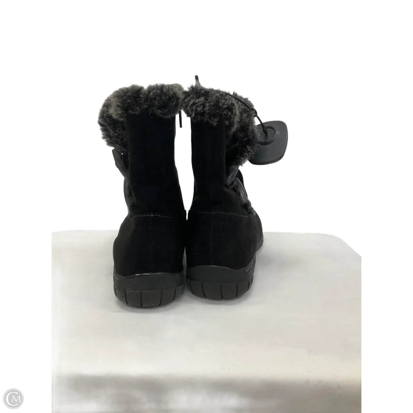 Boots Ankle Flats By Cme In Black, Size: 7.5