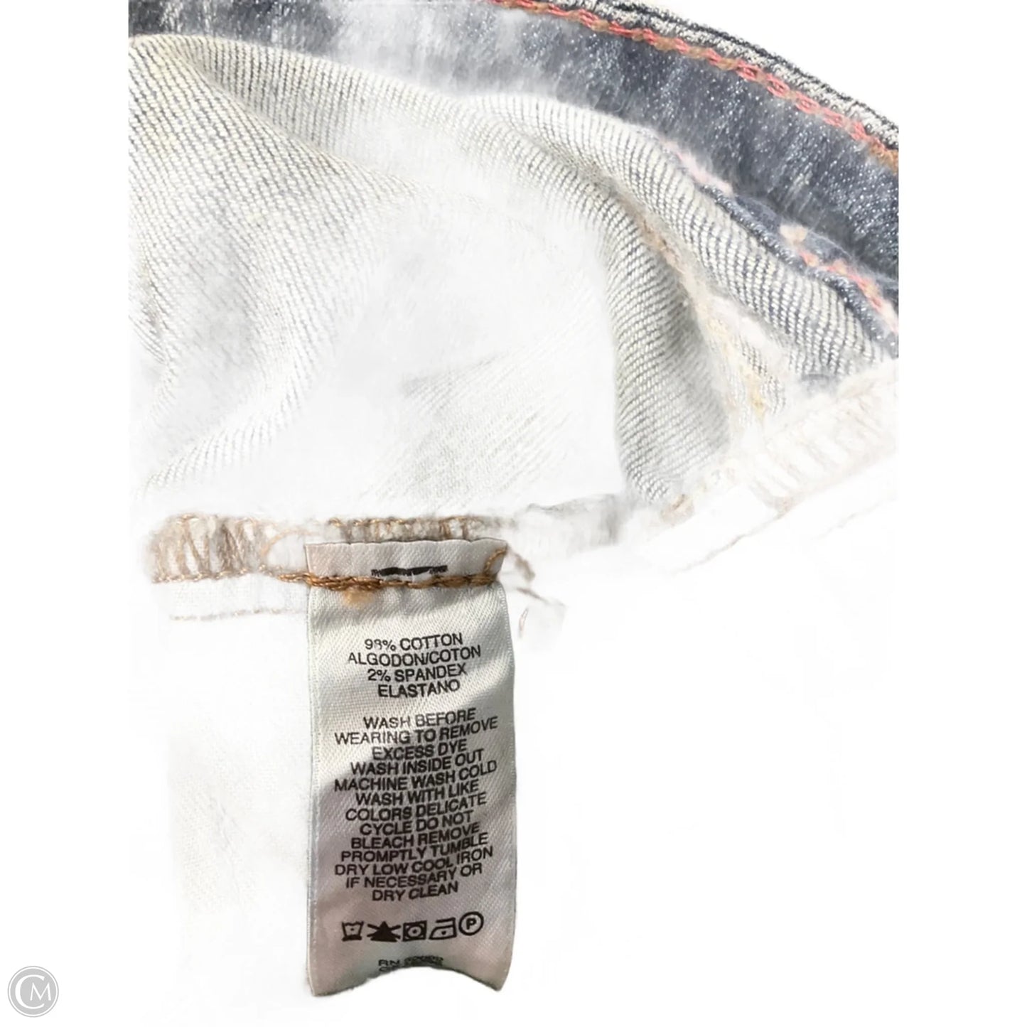 Jeans Boot Cut By Dkny In Blue Denim, Size: 6