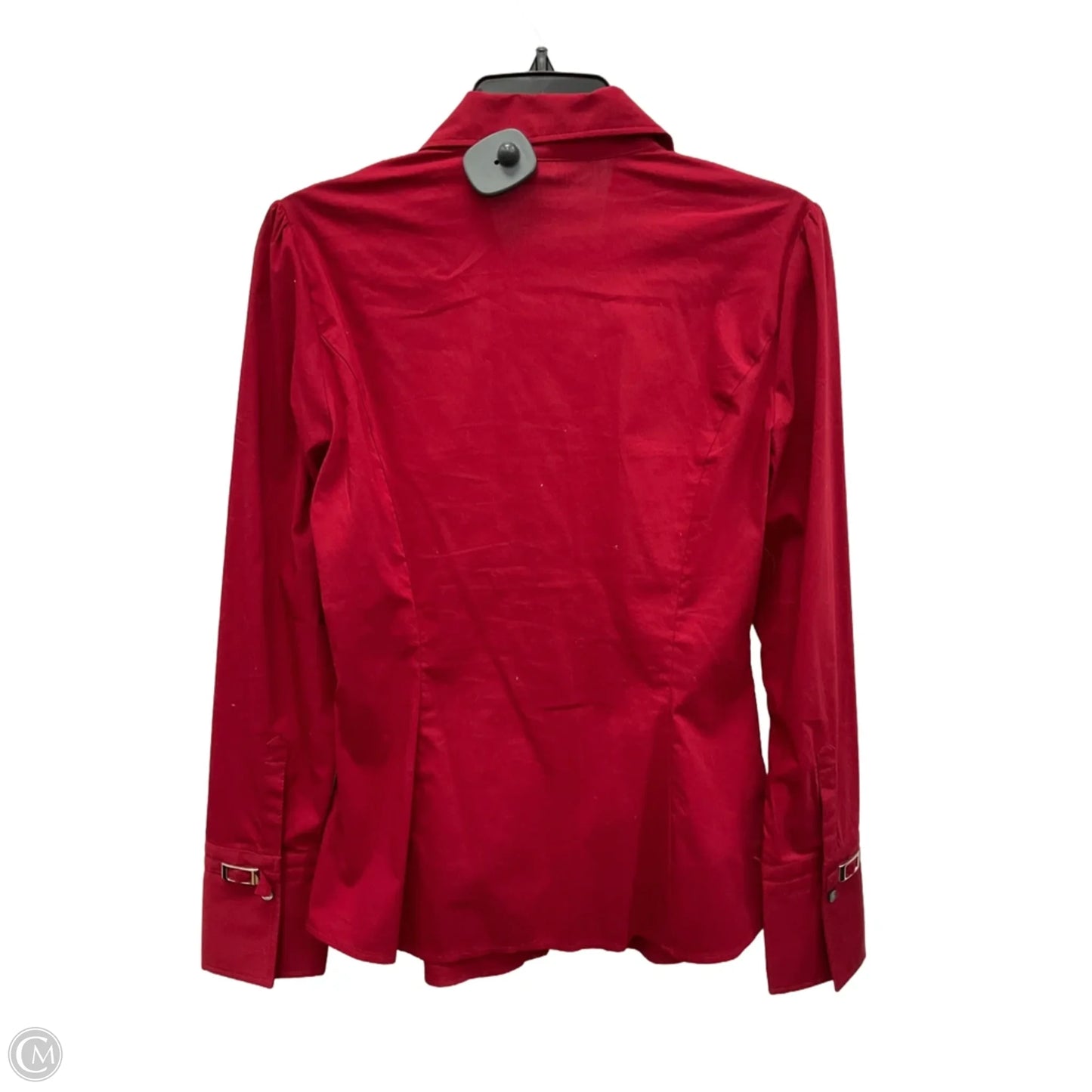 Blouse Long Sleeve By Express Design Studio In Red, Size: M