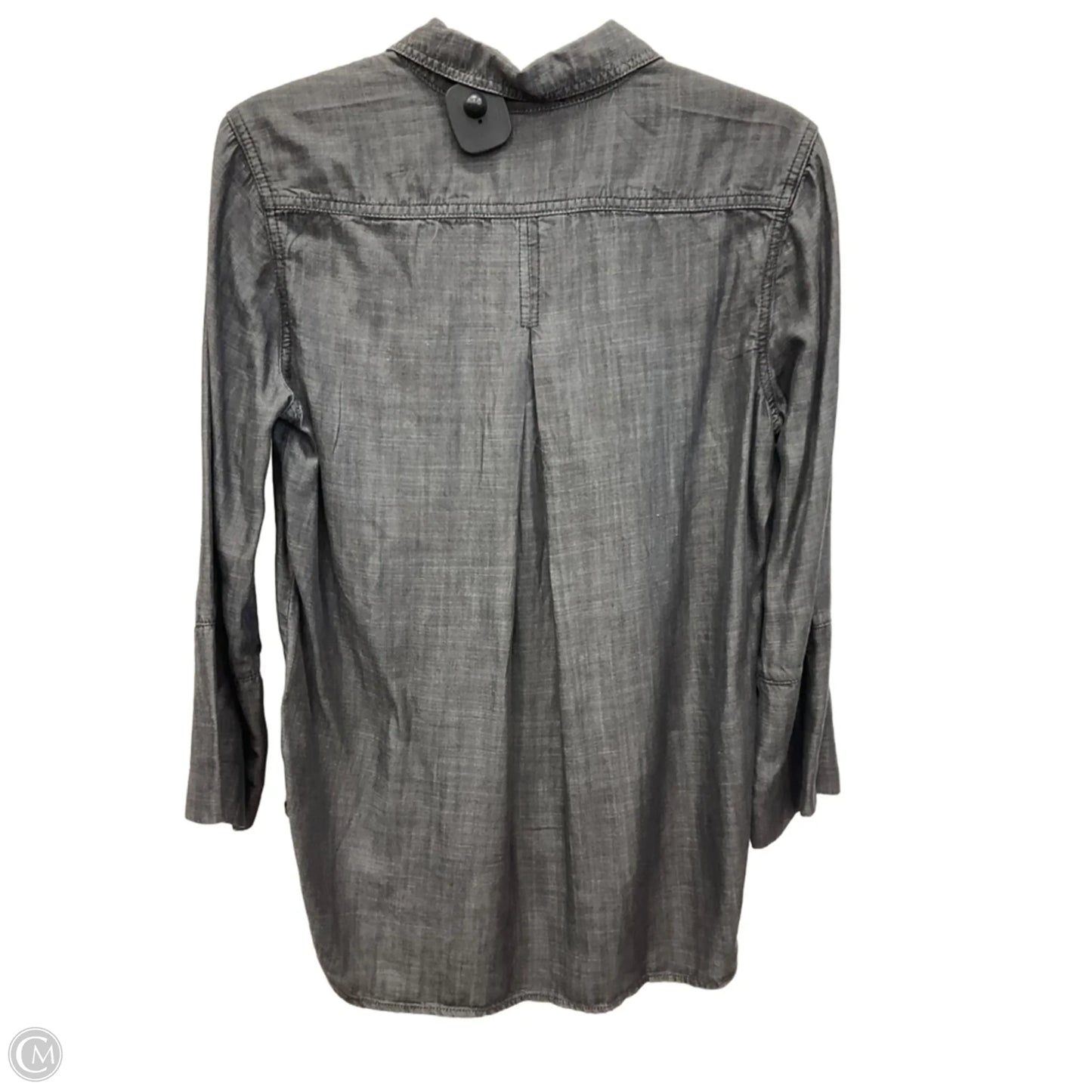 Blouse Long Sleeve By Cloth & Stone In Grey, Size: S