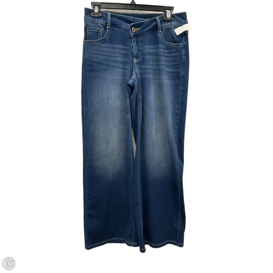 Jeans Boot Cut By Halara In Blue Denim, Size: Xs