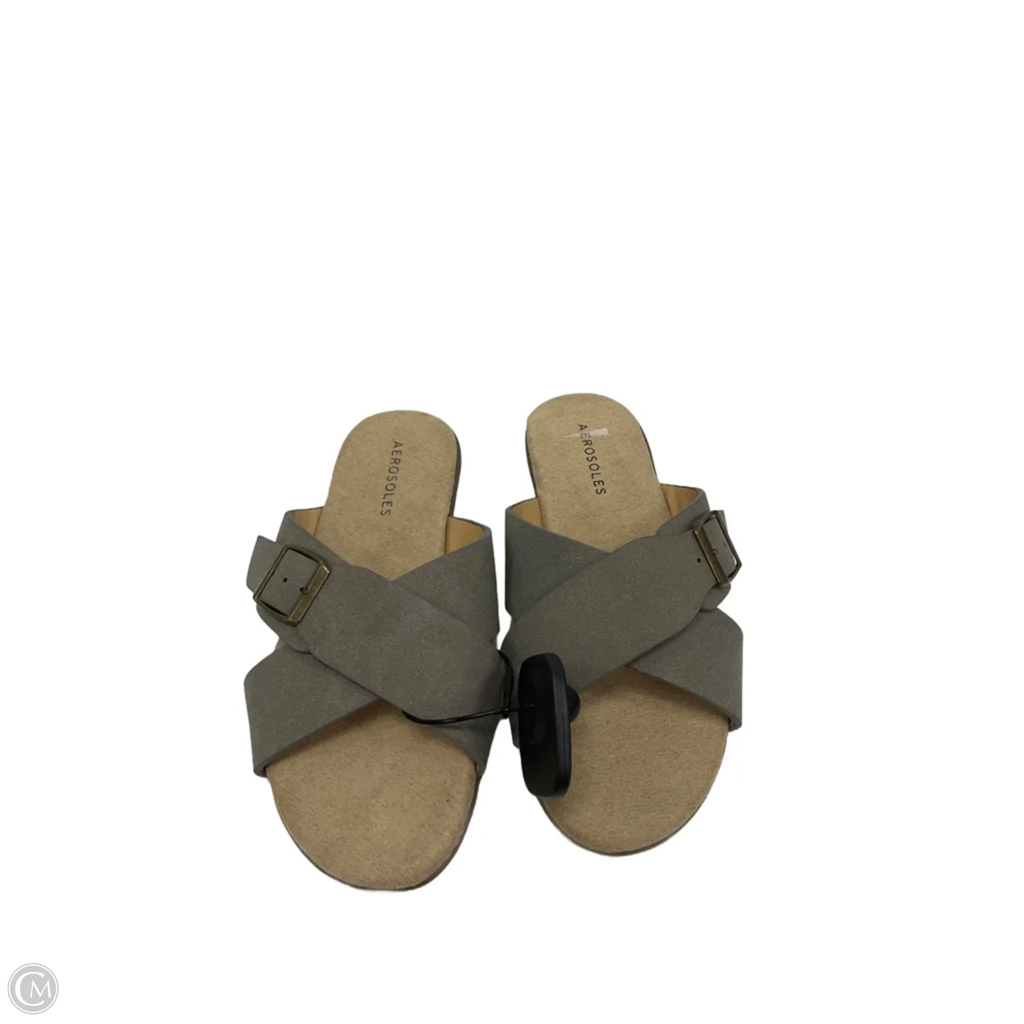 Sandals Flats By Aerosoles In Grey, Size: 6