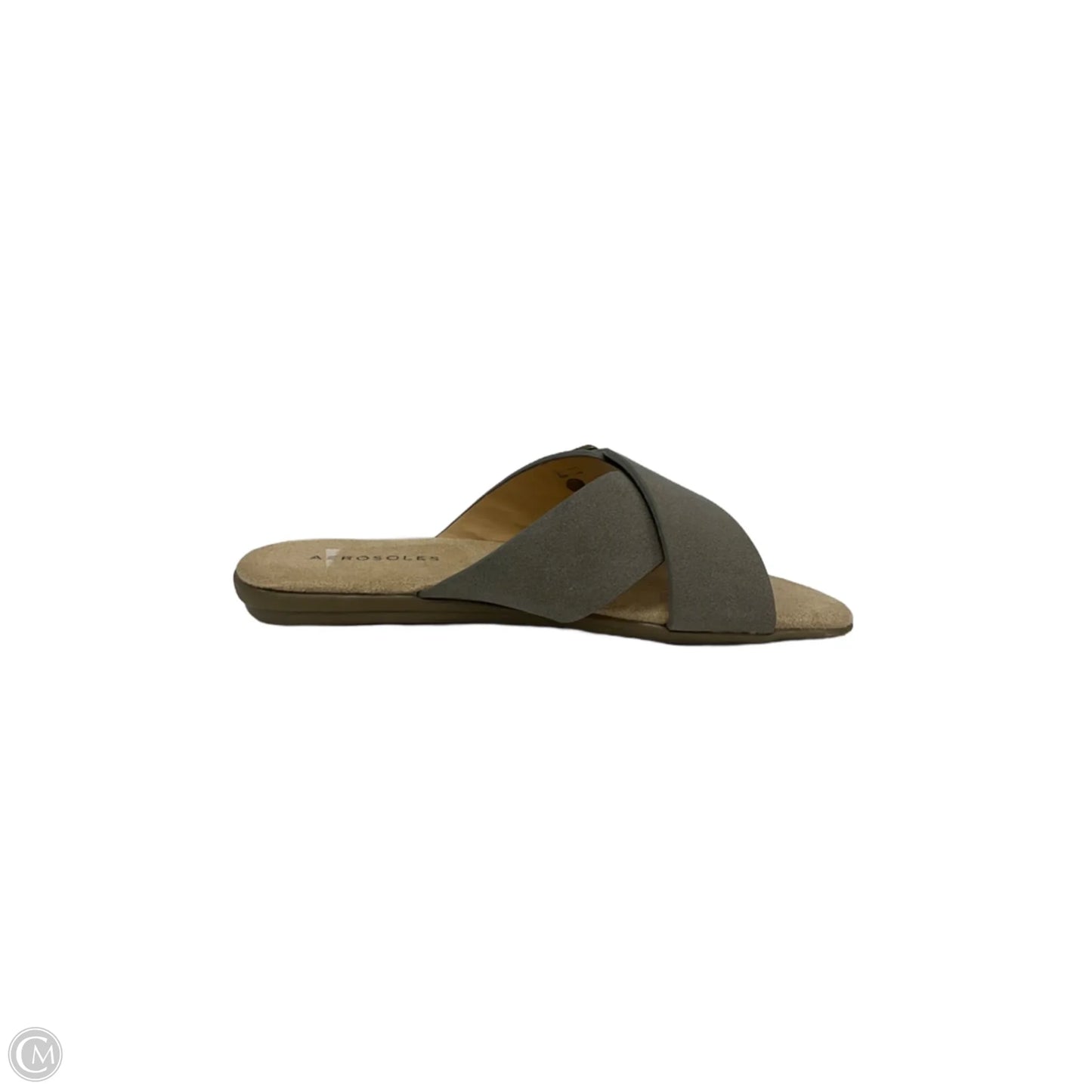 Sandals Flats By Aerosoles In Grey, Size: 6