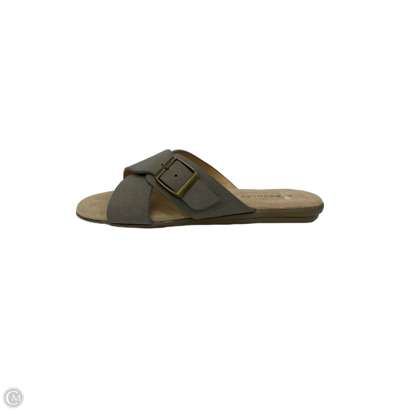 Sandals Flats By Aerosoles In Grey, Size: 6
