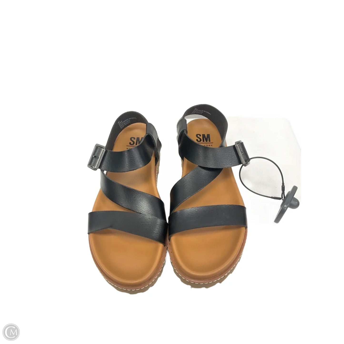 Sandals Flats By Cmf In Black, Size: 6