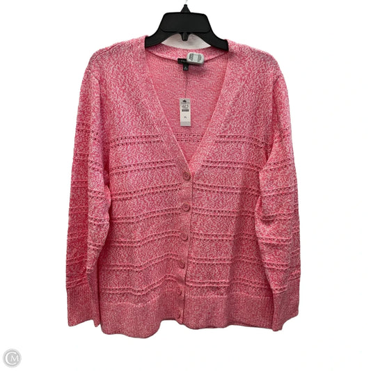 Cardigan By Talbots In Pink