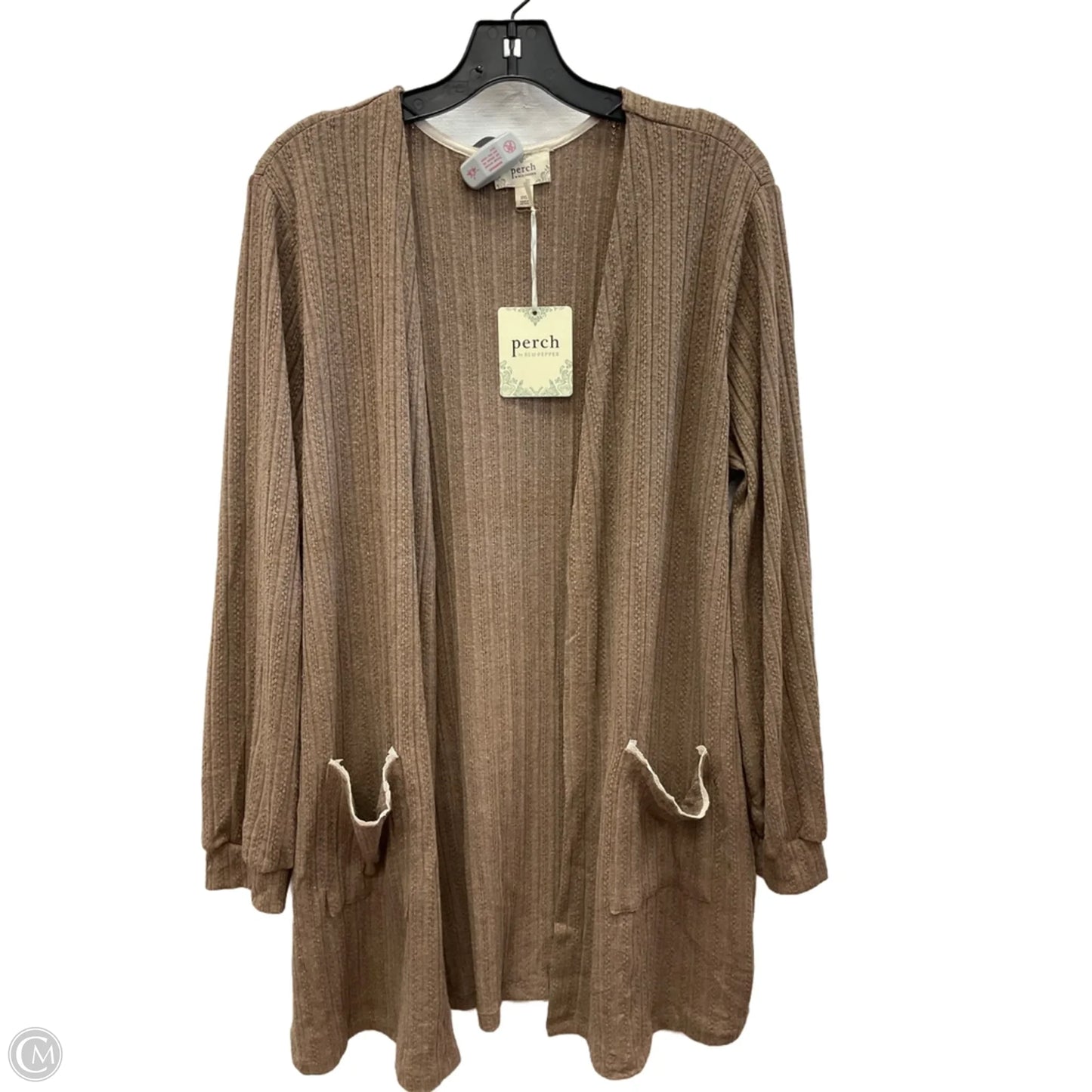 Cardigan By Blu Pepper In Brown, Size: 30