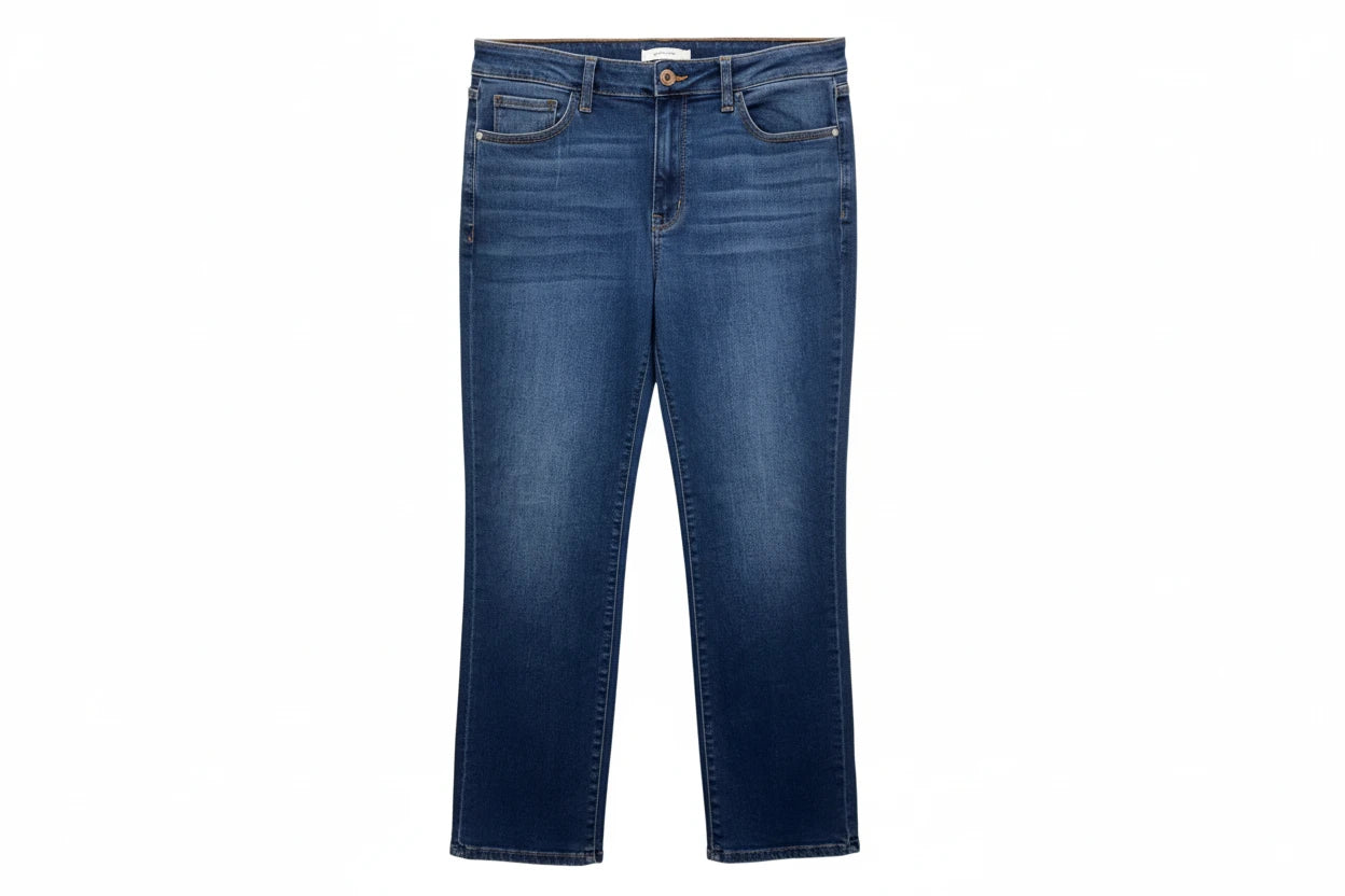 Jeans Straight By Judy Blue In Blue Denim, Size: 14