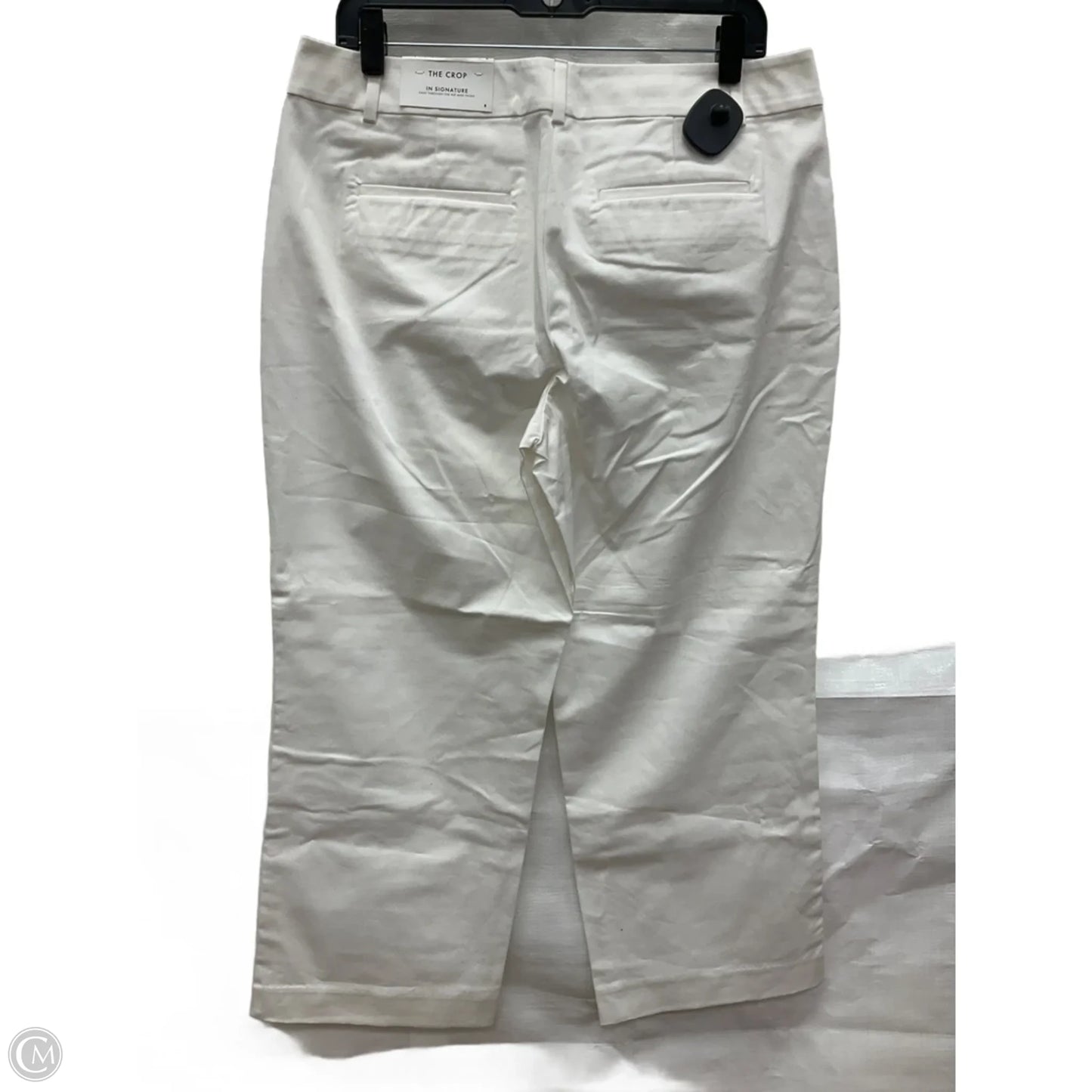 Pants Cropped By Ann Taylor In White, Size: 8