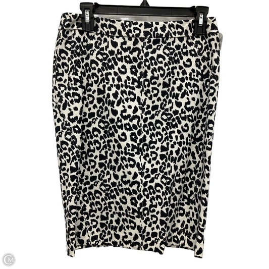 Skirt Midi By Ann Taylor In Animal Print, Size: 4