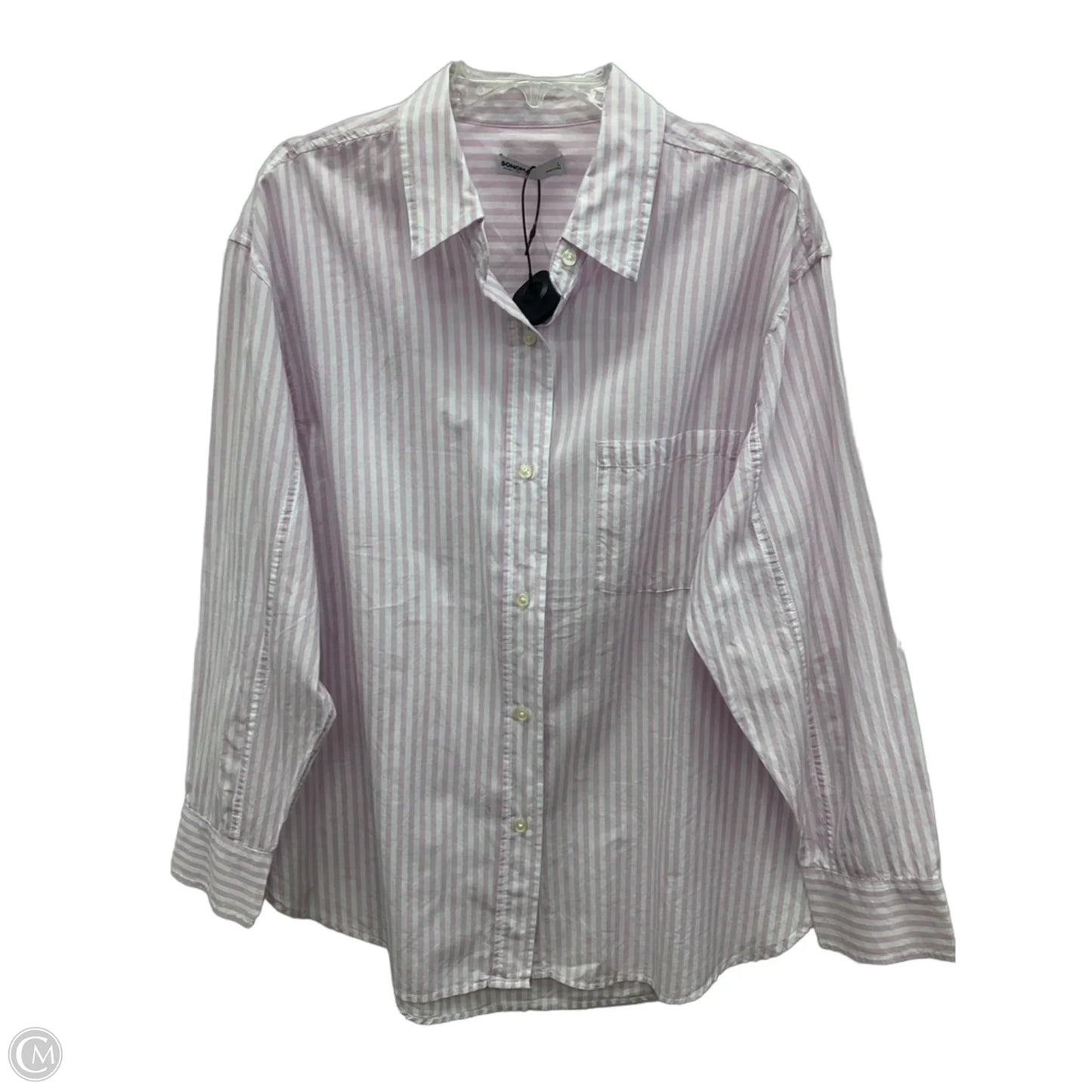 Blouse Long Sleeve By Sonoma In Purple, Size: L