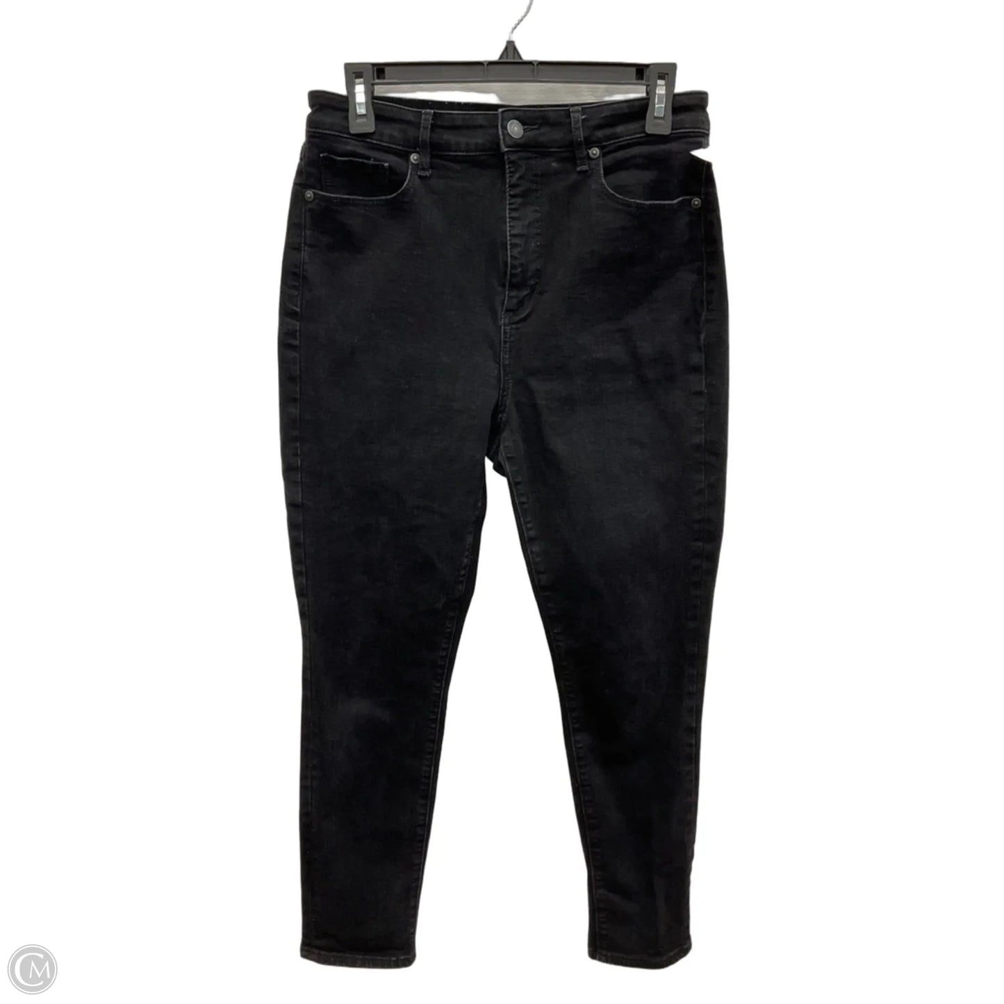 Jeans Skinny By Loft In Black, Size: 10