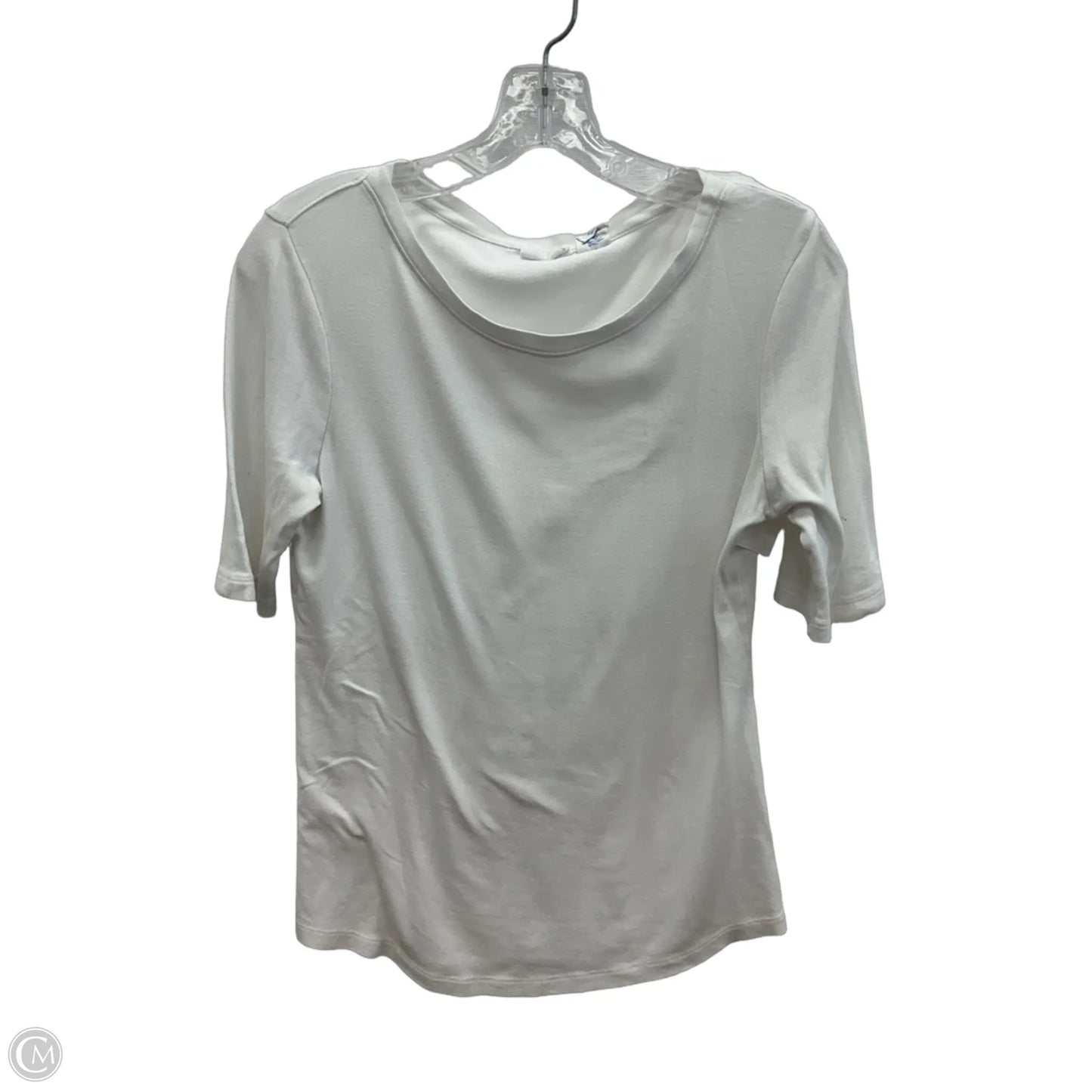 Top 3/4 Sleeve Basic By Sigrid Olsen In White, Size: M