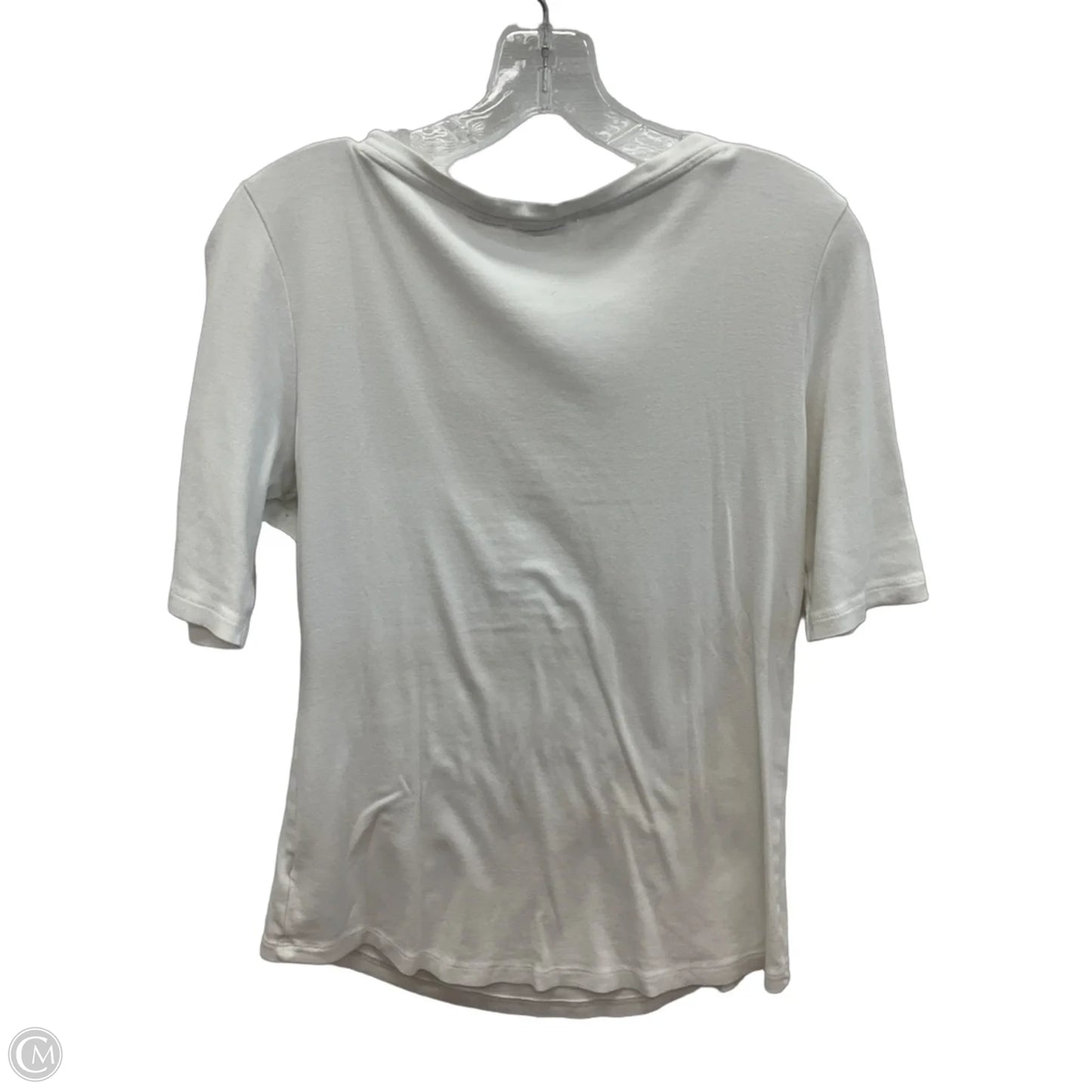 Top 3/4 Sleeve Basic By Sigrid Olsen In White, Size: M