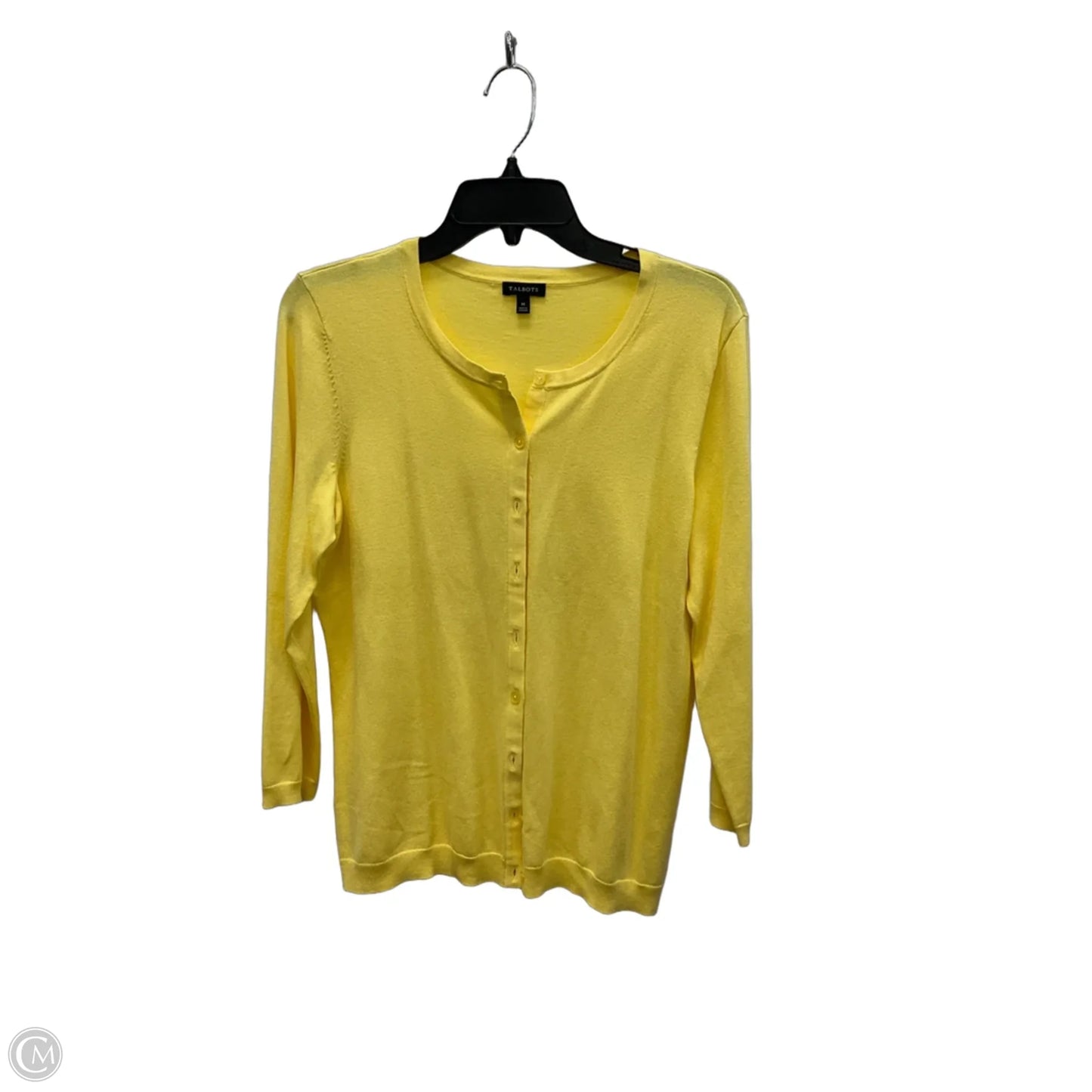 Cardigan By Talbots In Yellow, Size: M