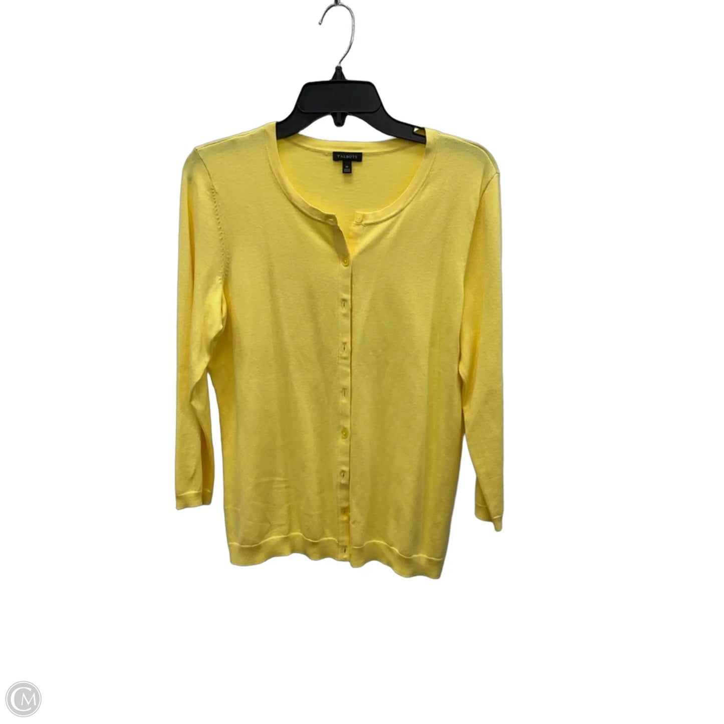 Cardigan By Talbots In Yellow, Size: M