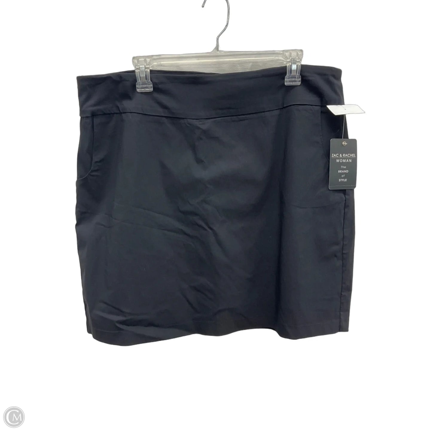 Skort By Zac And Rachel In Black, Size: 1x