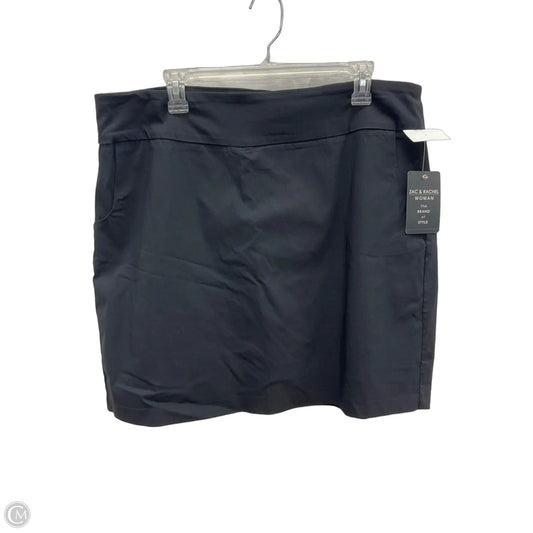 Skort By Zac And Rachel In Black, Size: 1x