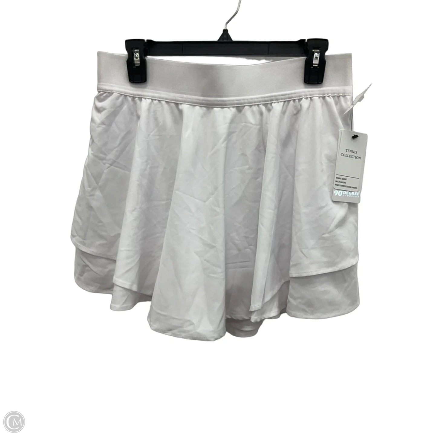 Athletic Skort By 90 Degrees By Reflex In White, Size: Xl