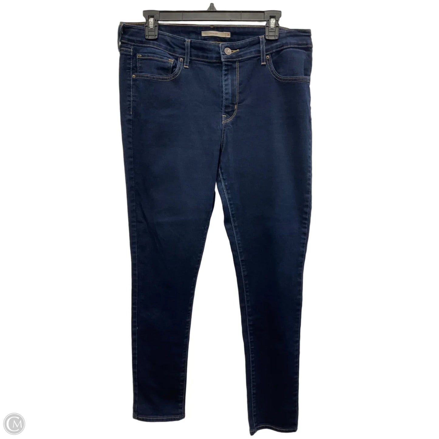 Jeans Skinny By Levis In Blue, Size: 8