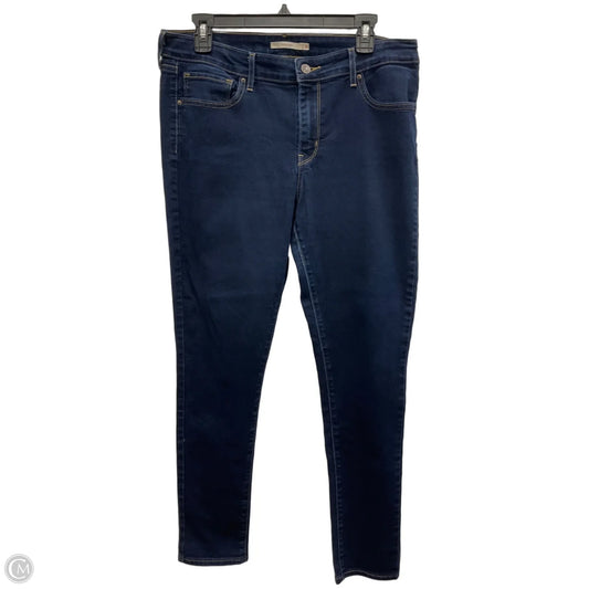 Jeans Skinny By Levis In Blue, Size: 8
