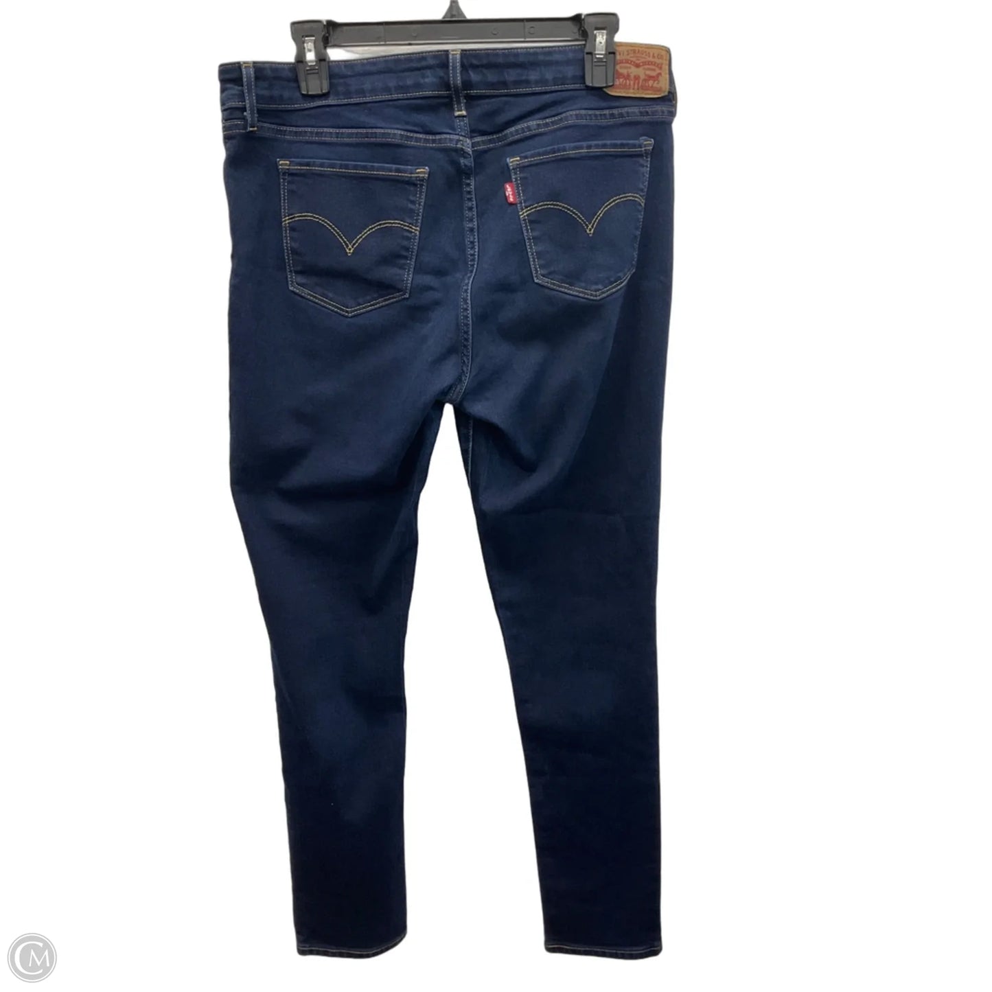 Jeans Skinny By Levis In Blue, Size: 8