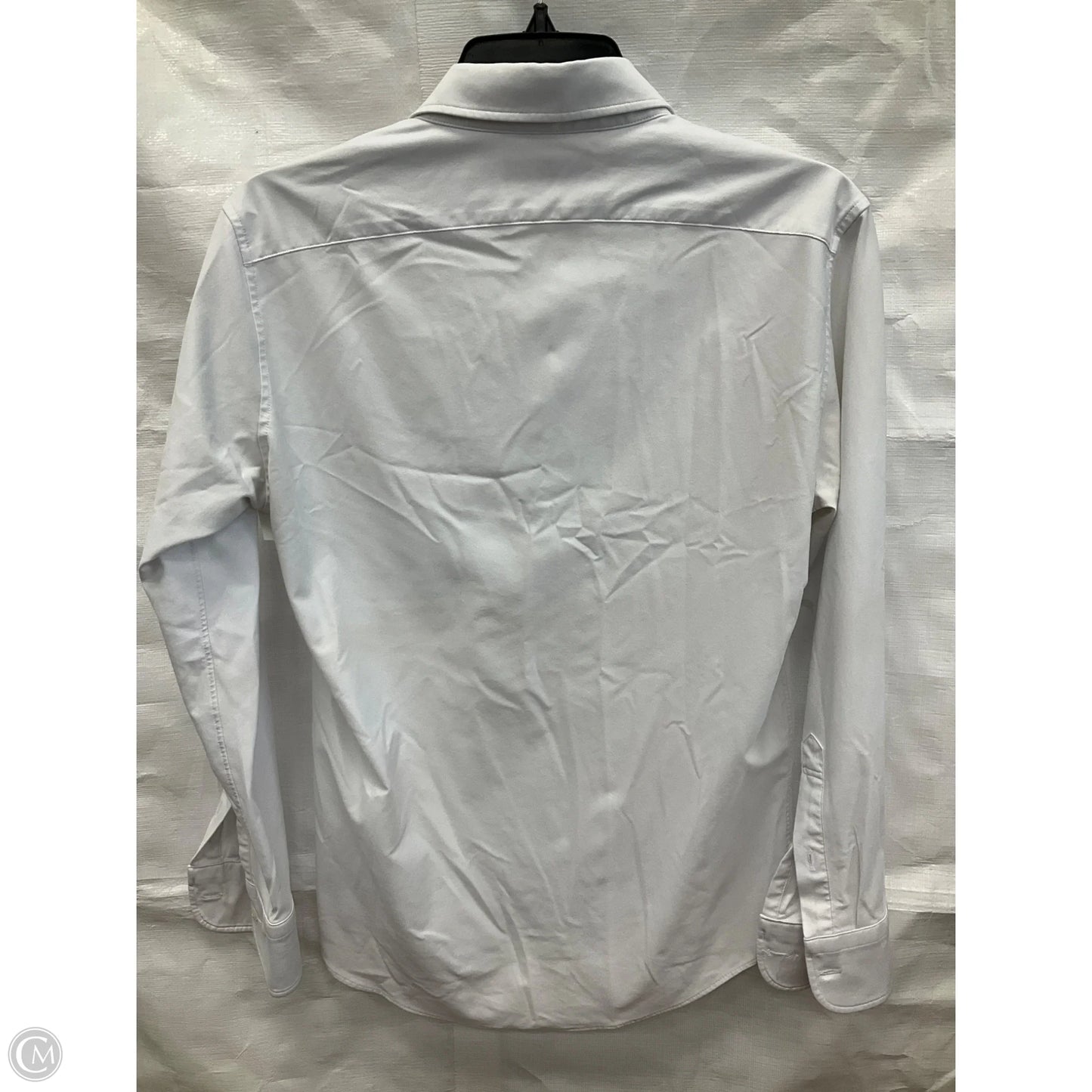 Blouse Long Sleeve By Uniqlo In White, Size: S