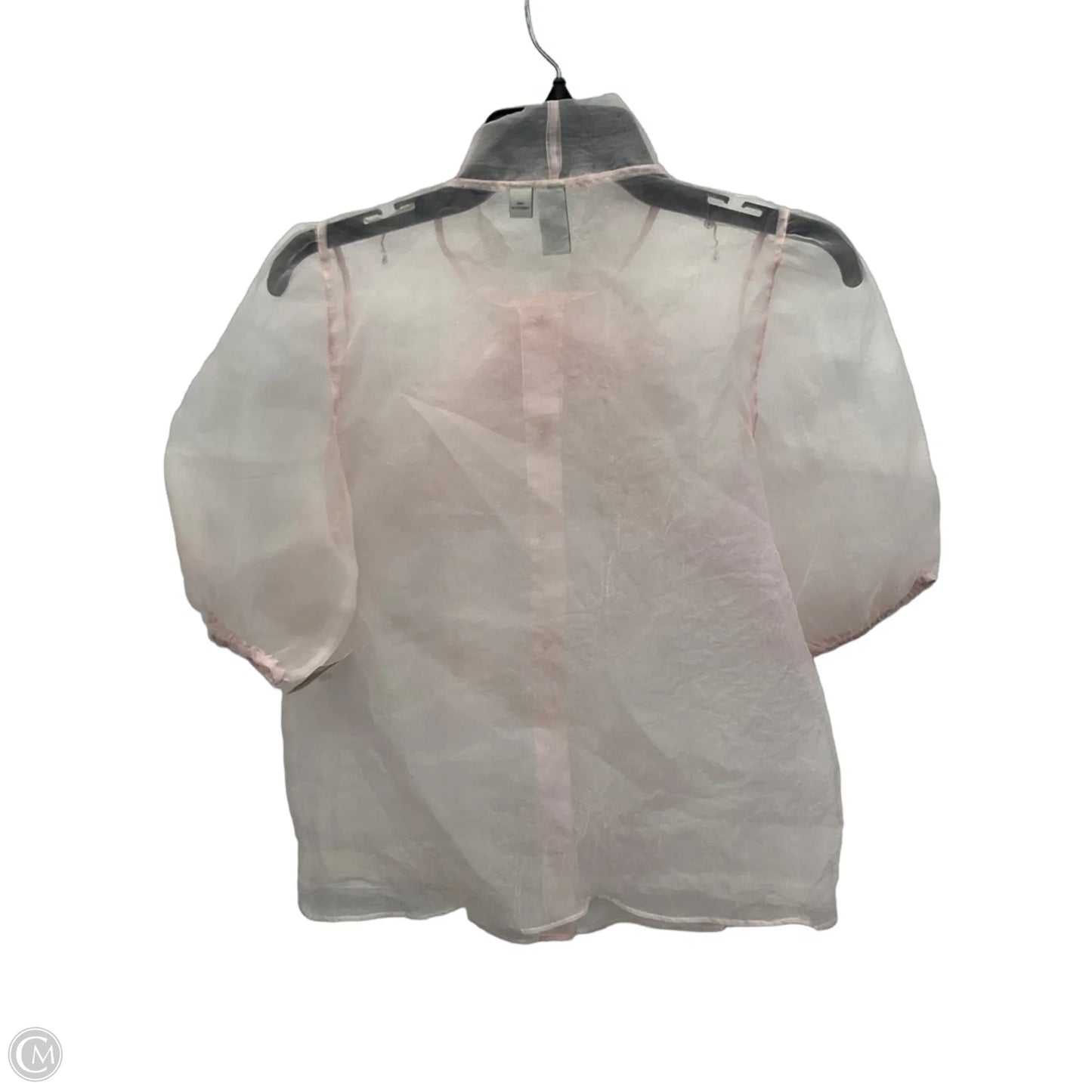 Blouse Short Sleeve By Joie In Pink, Size: M