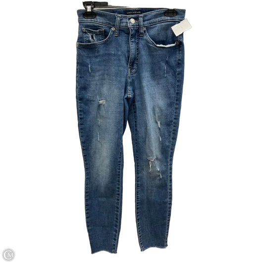 Jeans Skinny By Lucky Brand In Blue Denim, Size: 6