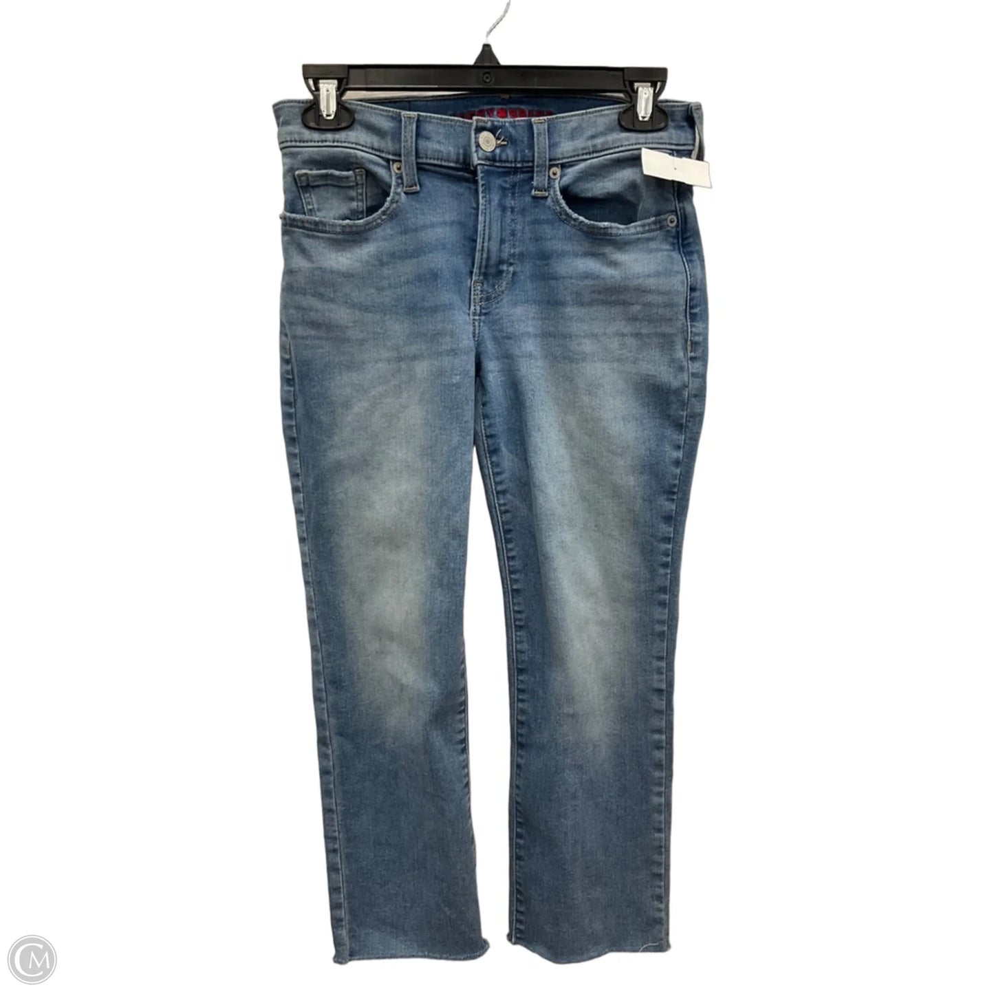 Jeans Cropped By Lucky Brand In Blue Denim, Size: 2