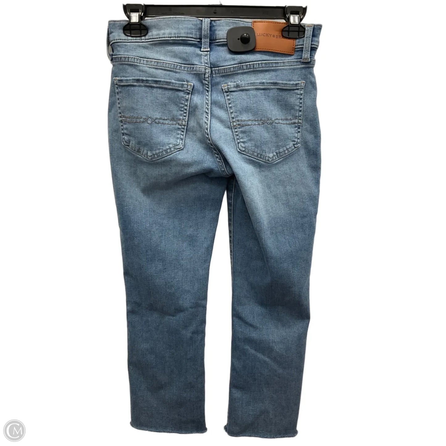 Jeans Cropped By Lucky Brand In Blue Denim, Size: 2