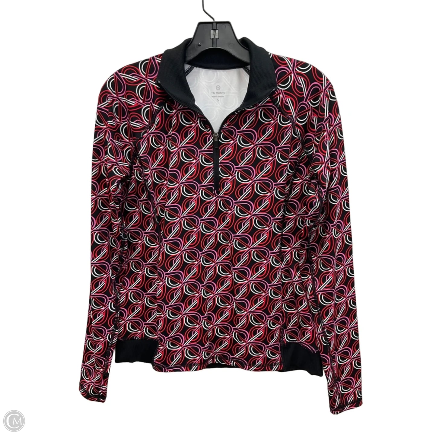 Athletic Top Long Sleeve Collar By Talbots In Pink, Size: S