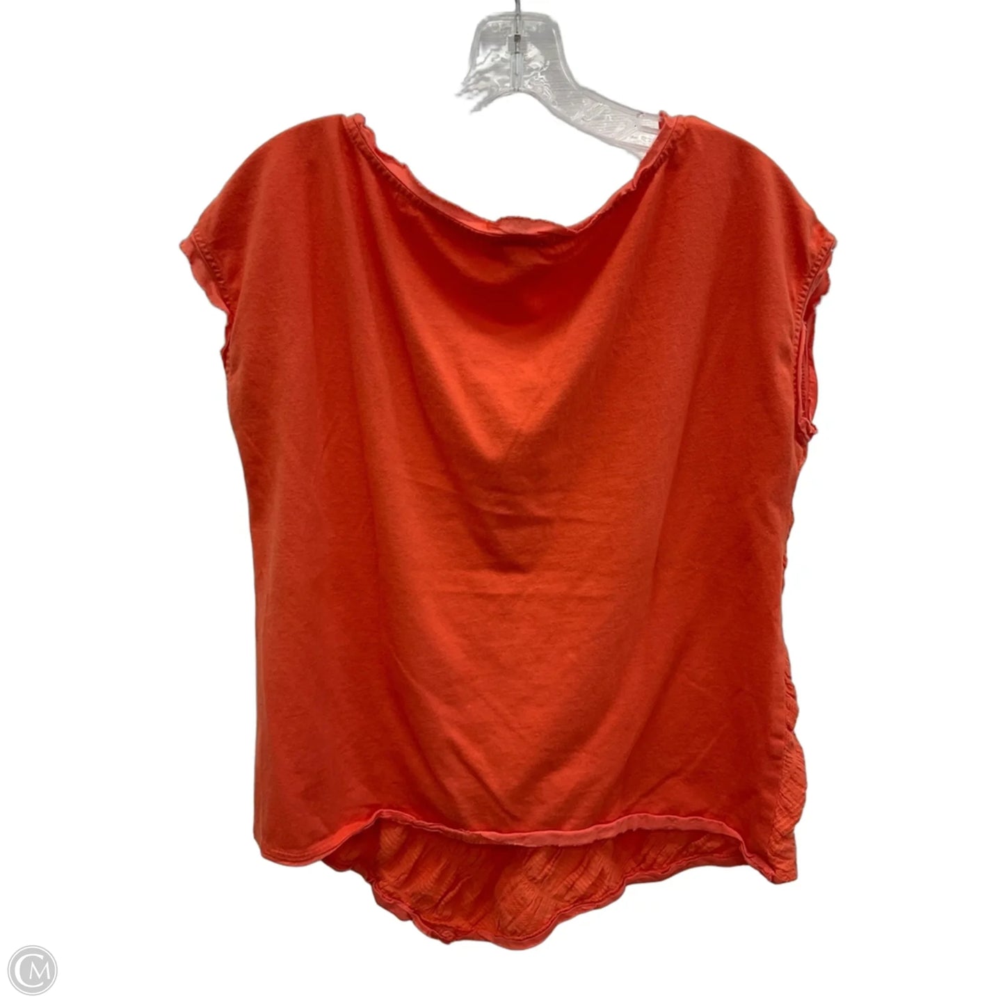 Top Short Sleeve By Sundance In Orange, Size: S